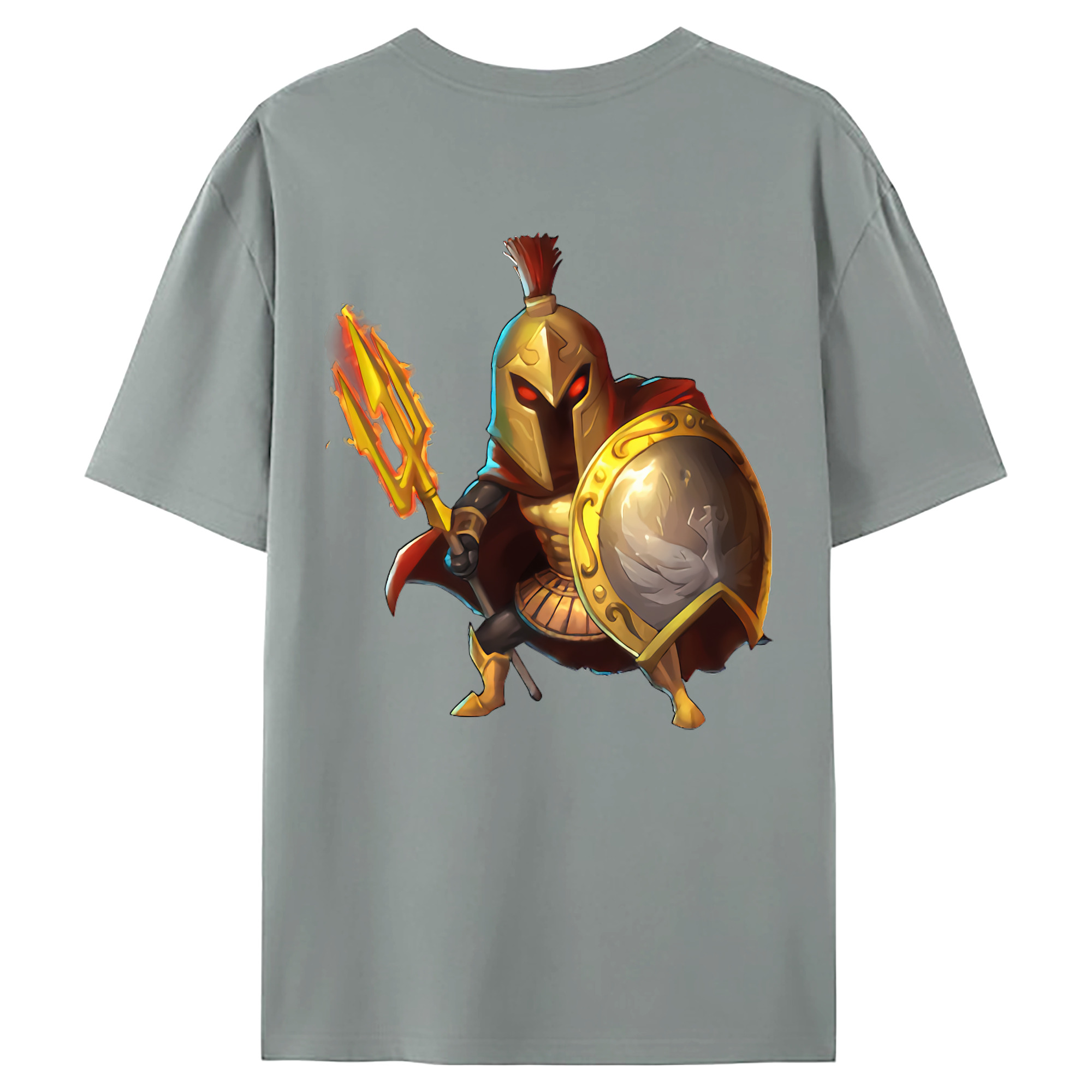 （画像用） リーグ・オブ・レジェンド League of Legends LOL 綿100％ メンズ半袖Tシャツ（バックプリント） 通気性